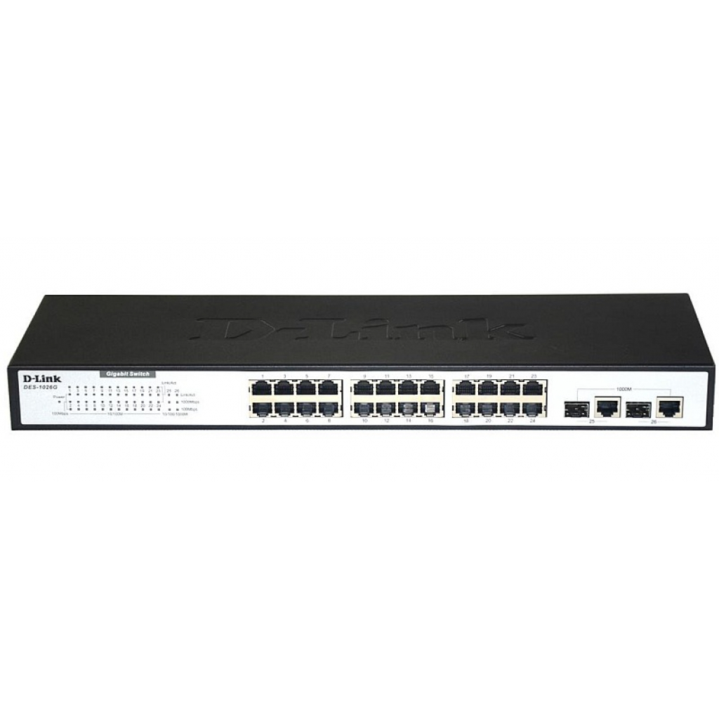 Комутатор мережевий D-Link DES-1026G - зображення 1