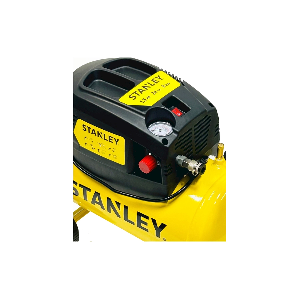 Компресор Stanley поршневий D 200/8/24, 180 л/хв, 1,1 кВт (D200/8/24) - зображення 4