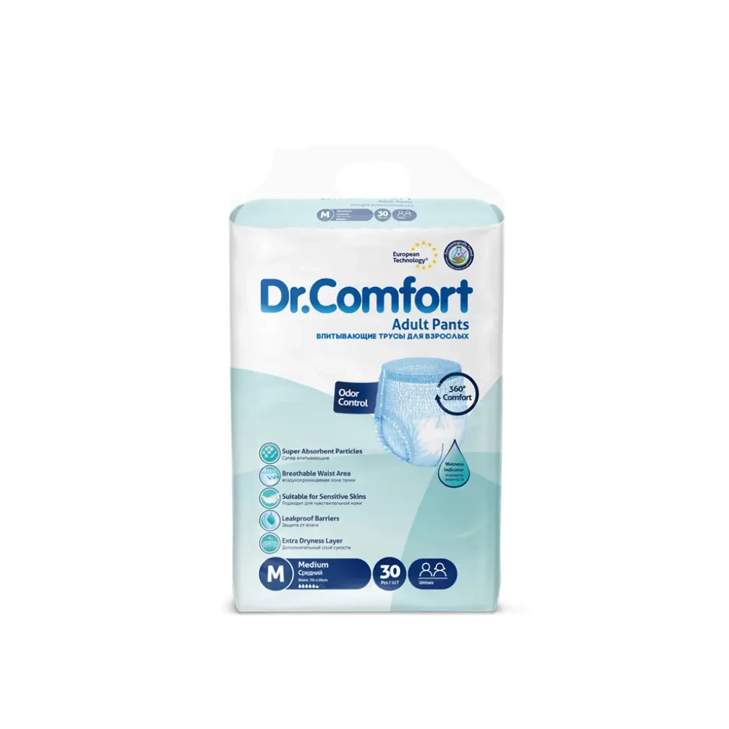 Підгузки для дорослих Dr.Comfort Medium 70-120 см 30 шт (8680131205608) - изображение 1