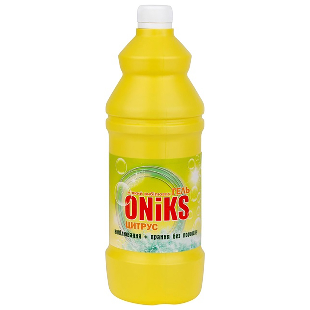 Відбілювач Oniks Цитрус з підкрохмалюючим ефектом 950 мл (4820026890678) - зображення 1