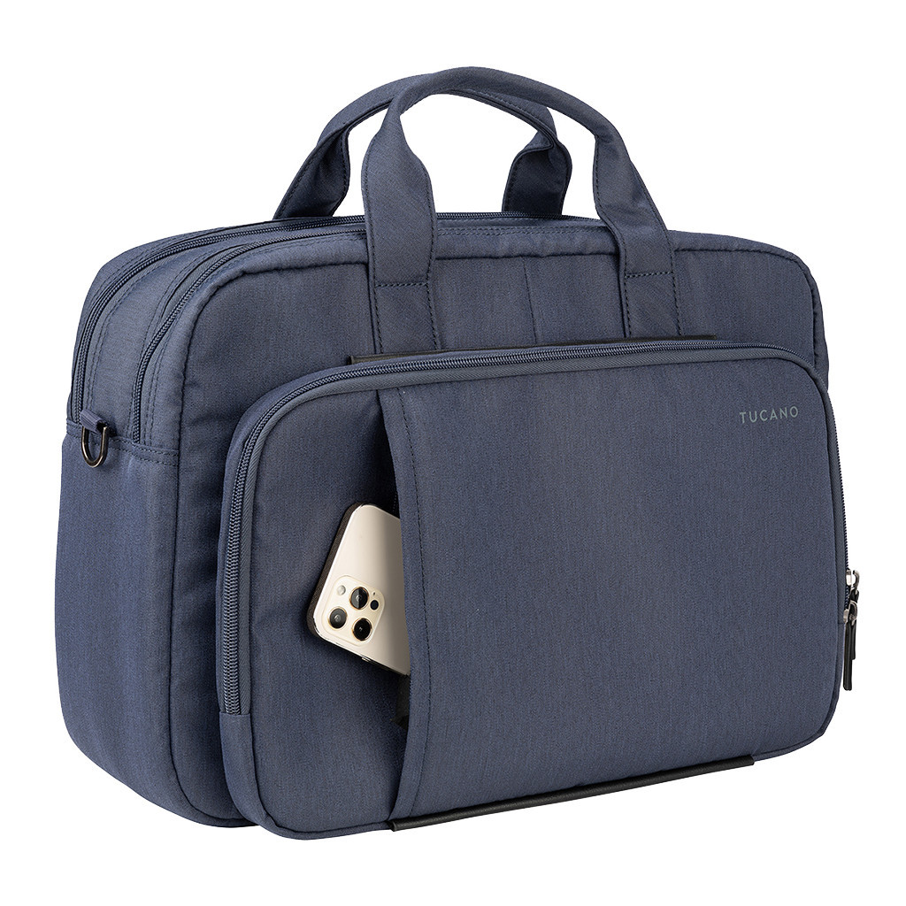 Сумка для ноутбука Tucano 15.6" Flash, Blue (BFLASH15-B) - зображення 7