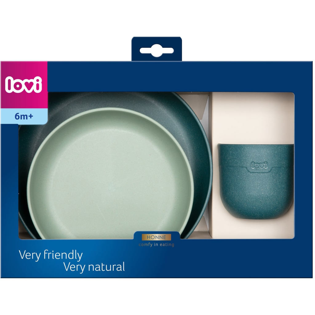 Набір дитячого посуду Lovi Pistachio з кружкою (21/532_gre) - зображення 2