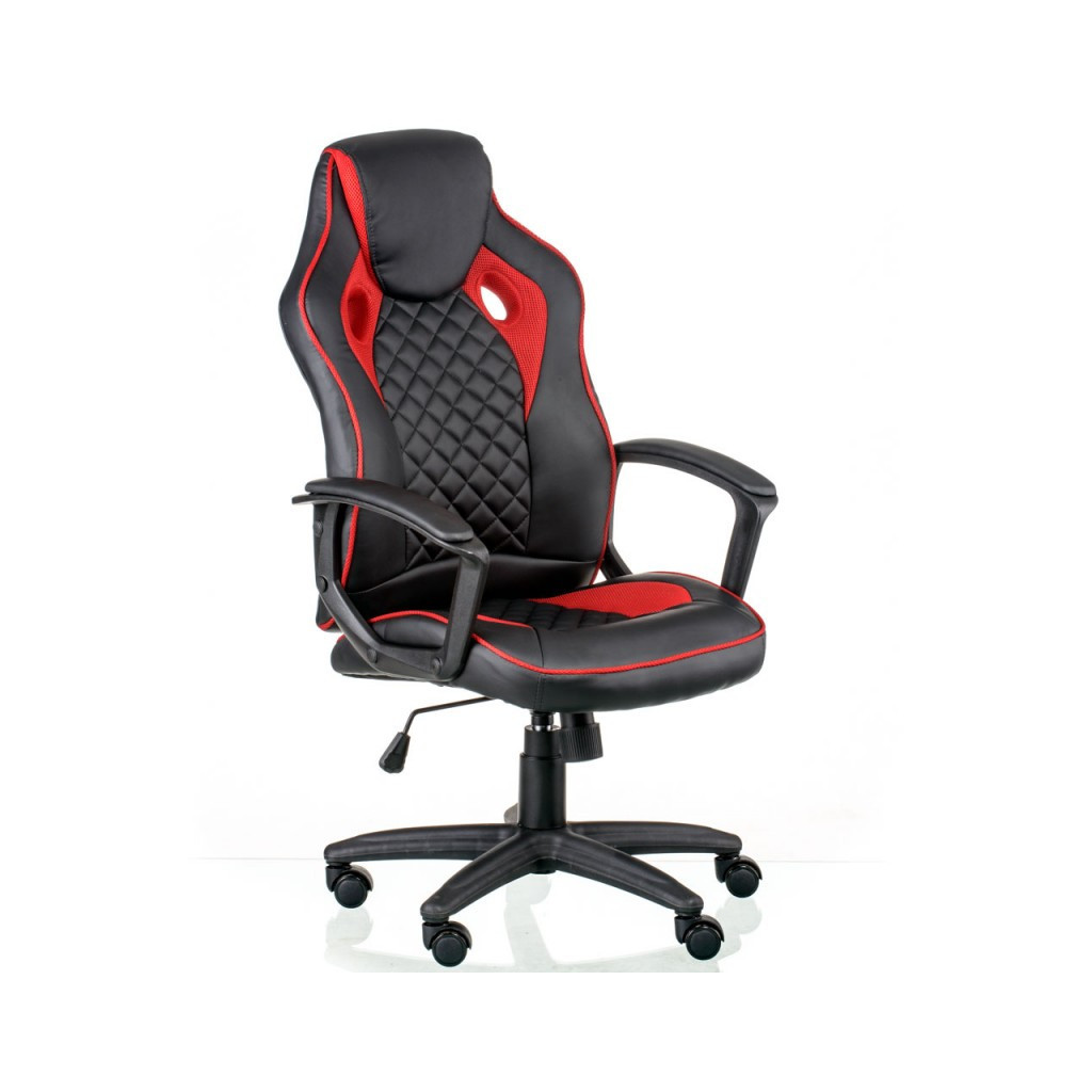 Крісло ігрове Special4You Mezzo black/red (000003677) - зображення 3