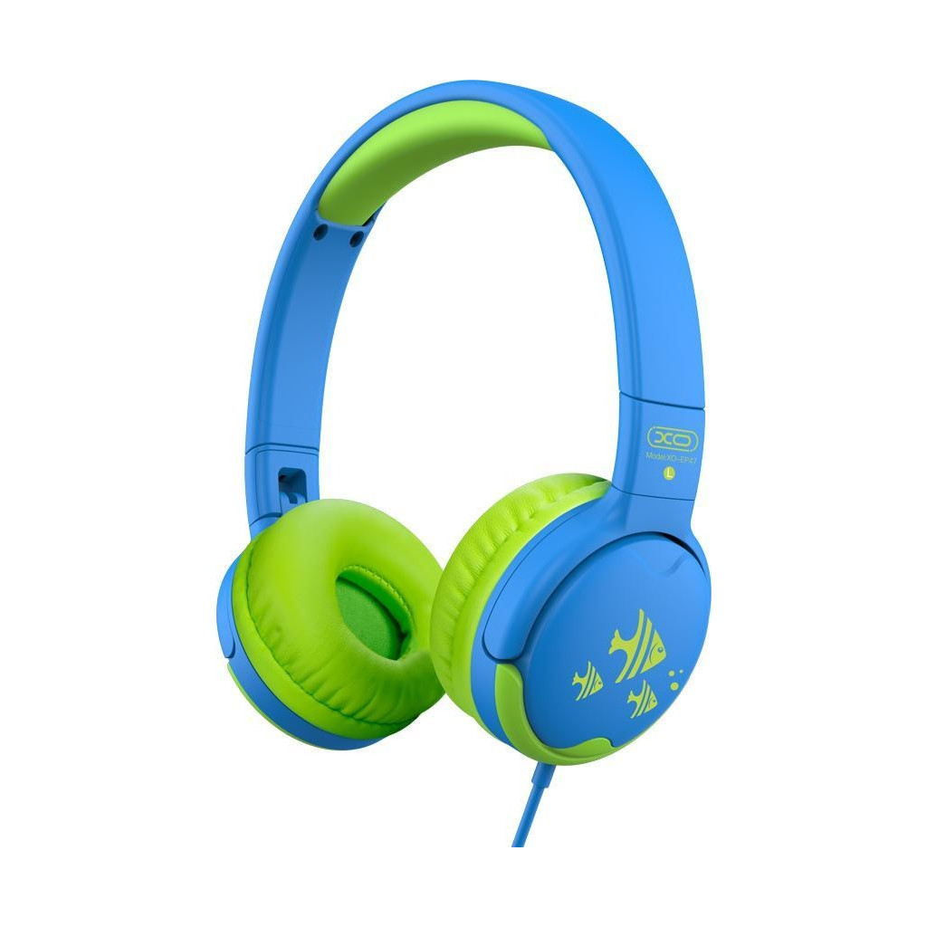 Навушники XO EP47 Blue-Green (XO-EP47BLU) - зображення 1