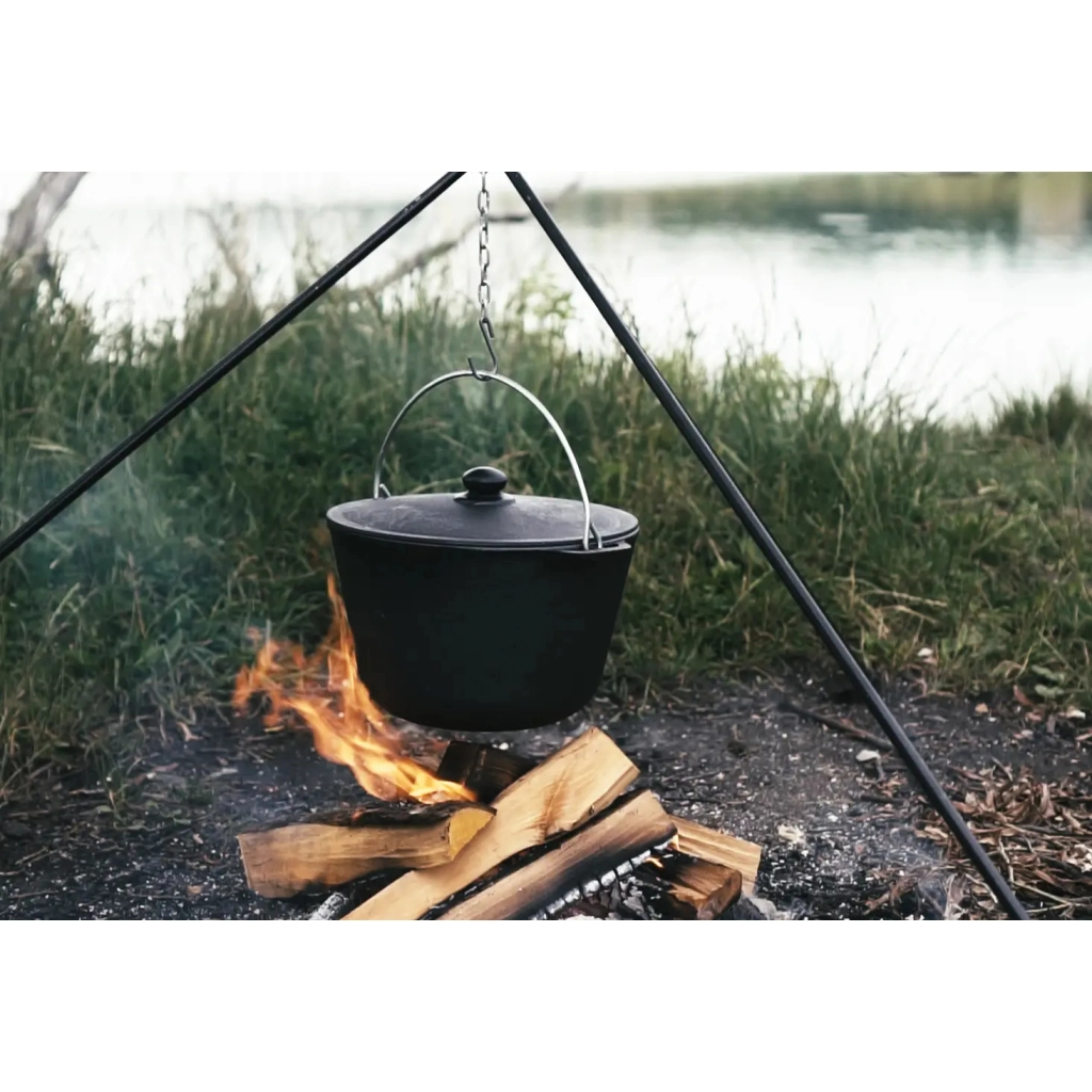 Котел туристичний Brizoll чавунний з кришкою 8 л (KT08-1) - изображение 10