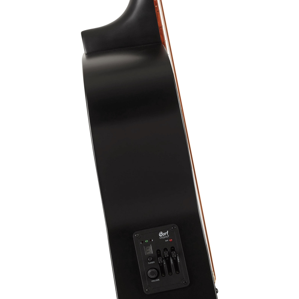 Гітара електроакустична Cort AF510E Black - зображення 5