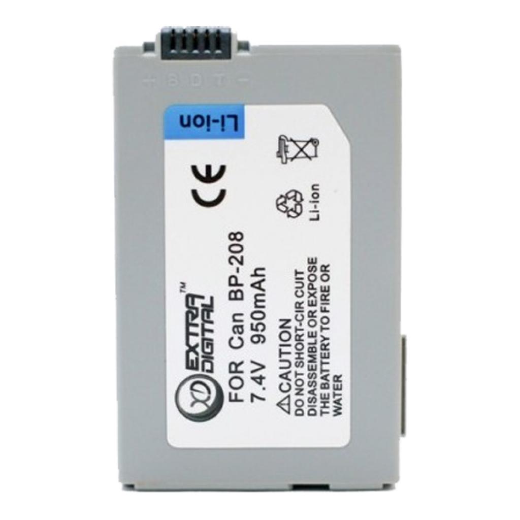 Акумулятор до фото/відео Extradigital Canon BP-208, 308 (BDC2402) - зображення 1