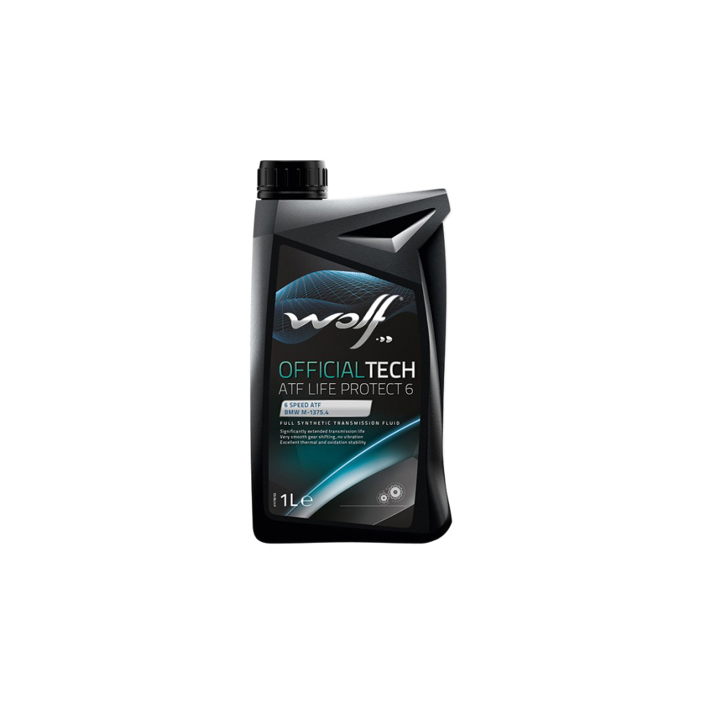 Трансмісійна олива Wolf OFFICIALTECH ATF LIFE PROTECT 6 1л (8305900) - зображення 1