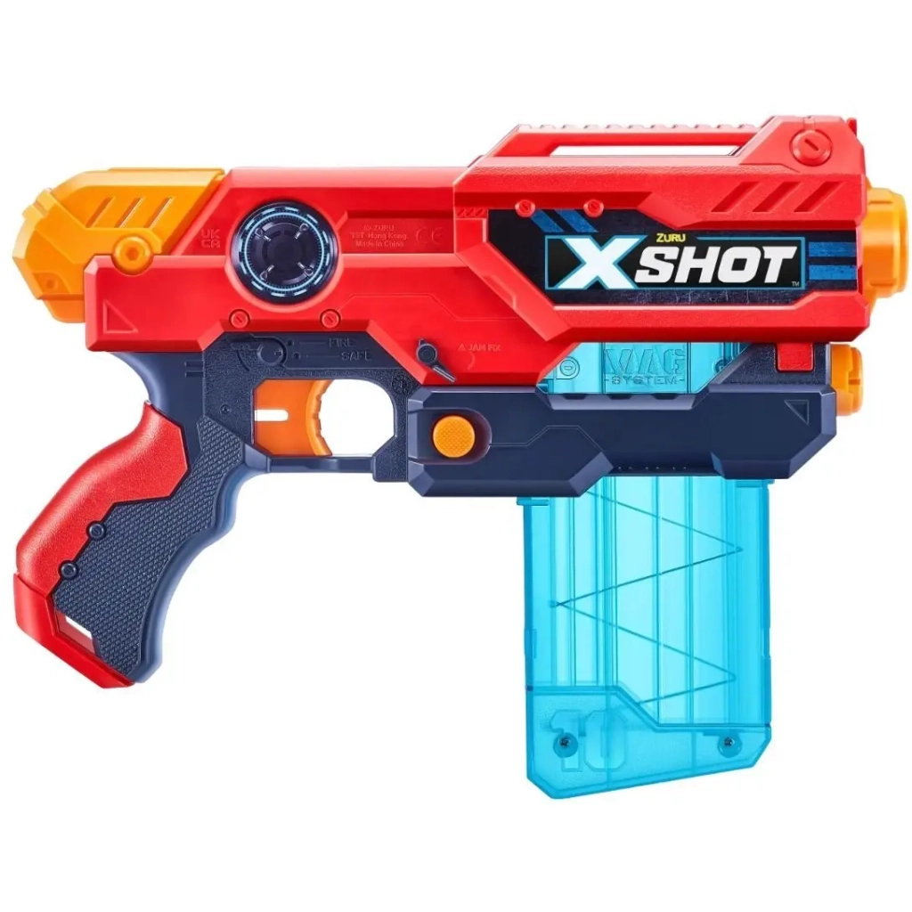 Іграшкова зброя Zuru X-Shot Red Швидкострільний бластер EXCEL Hurricane (16 патронів) (36440R) - зображення 2