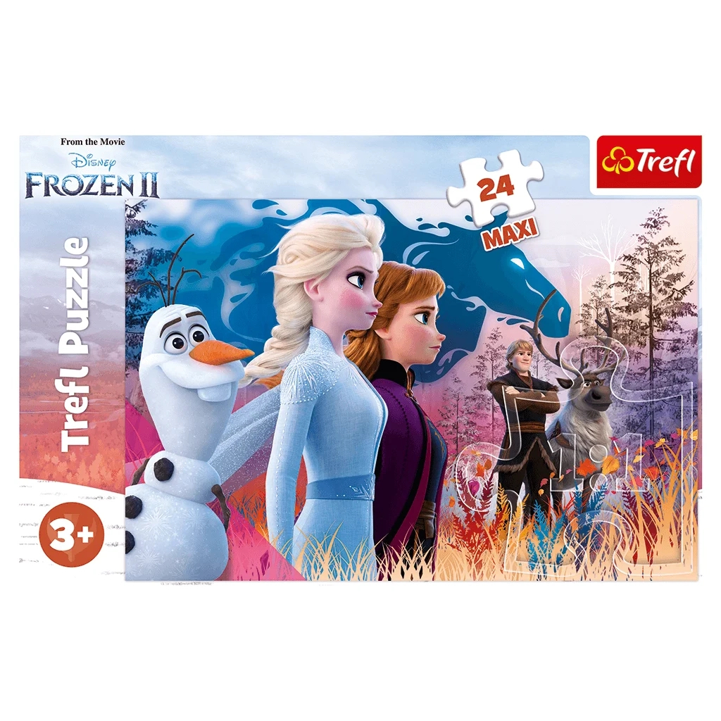 Пазл Trefl Maxi Frozen Чарівна подорож 24 елемента (5900511142983) - зображення 3