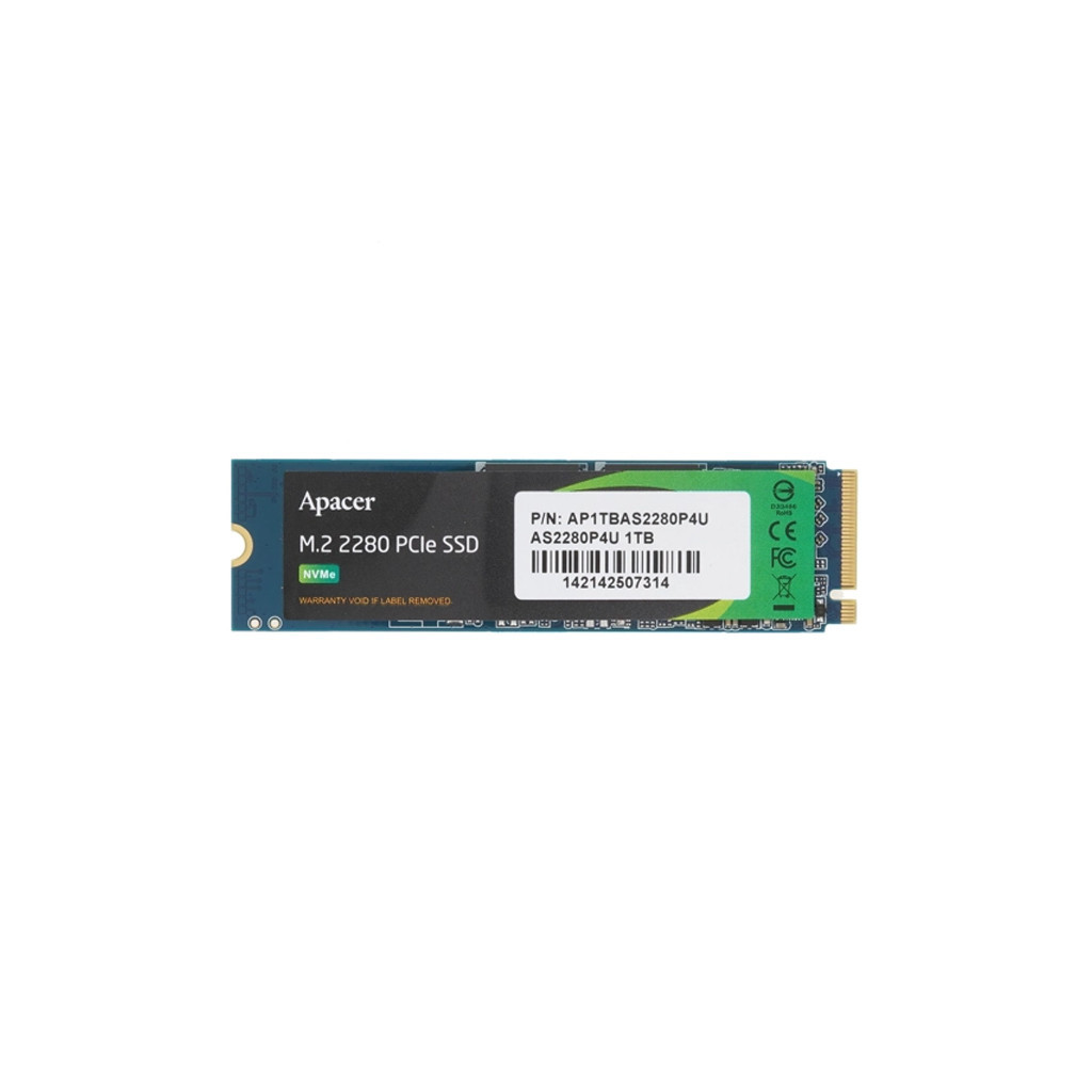 Накопичувач SSD M.2 2280 1TB Apacer (AP1TBAS2280P4U-1) - зображення 1