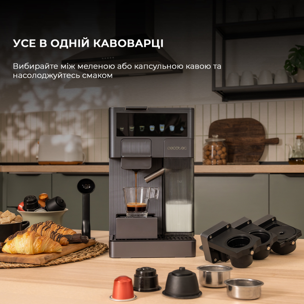 Капсульна кавоварка Cecotec FreeStyle Latte (CCTC-01852) - зображення 12