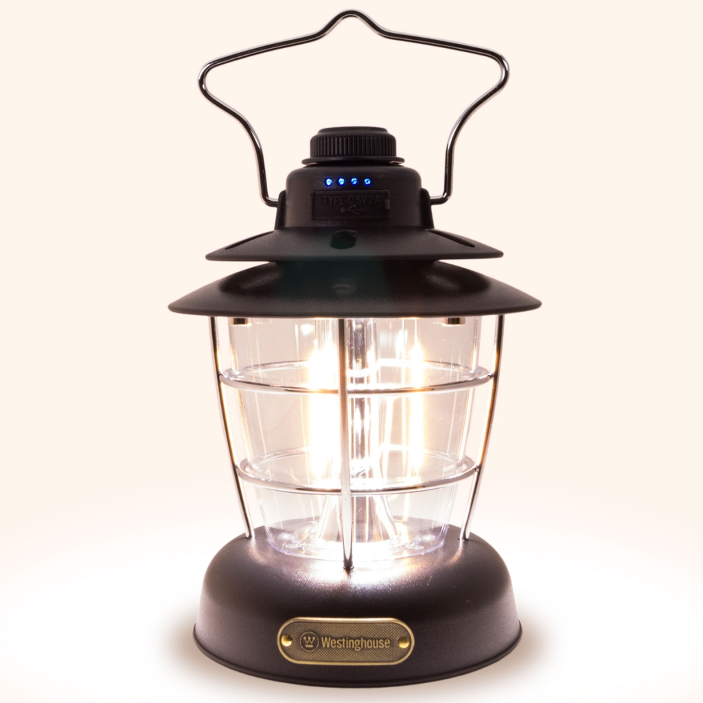 Ліхтар Westinghouse RETRO 6W LED Filament WF241 Type-C з функцією Power Bank Чорний (WF241-CB(Black)) - зображення 6