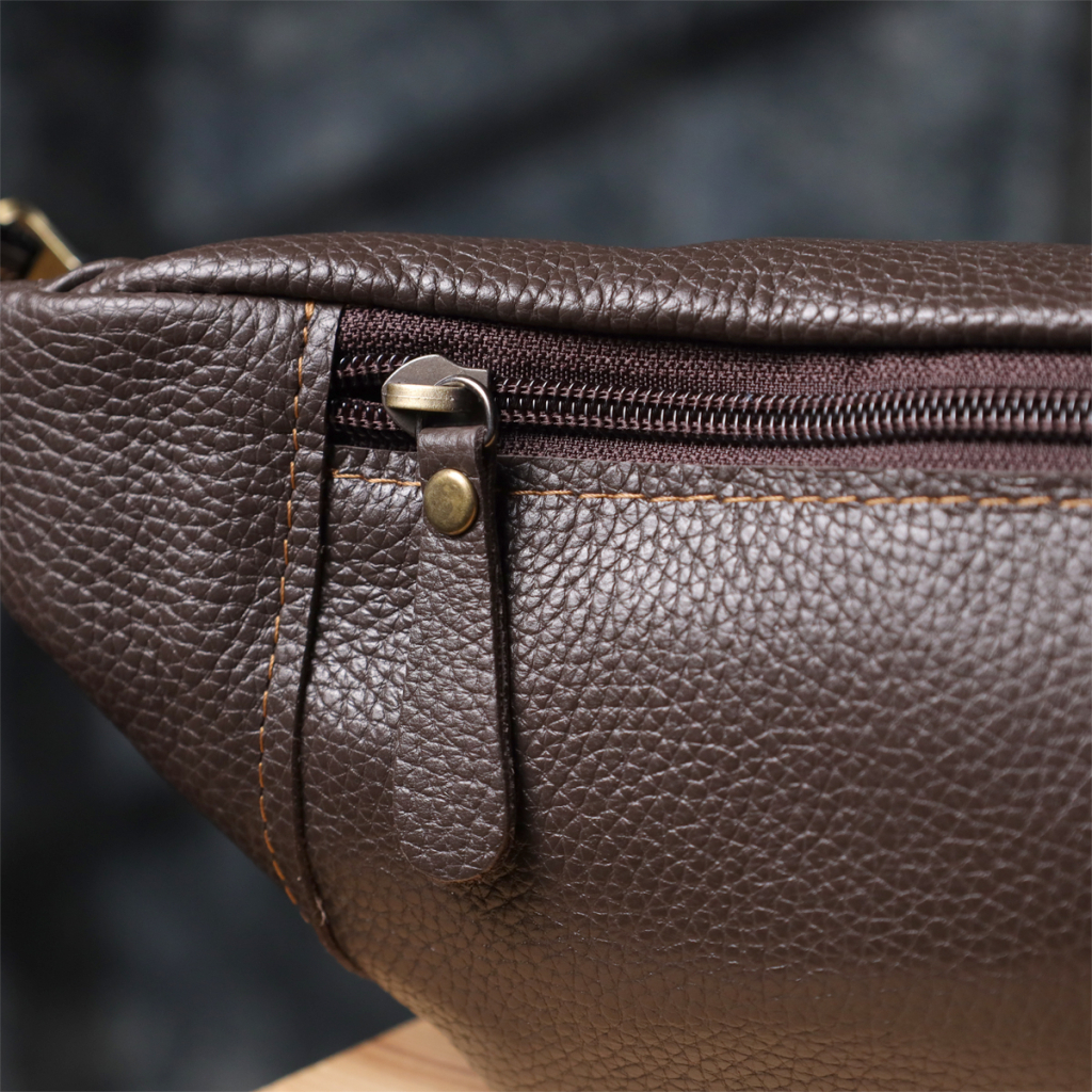 Сумка Shvigel З натуральної шкіри Коричнева (23128) - зображення 10