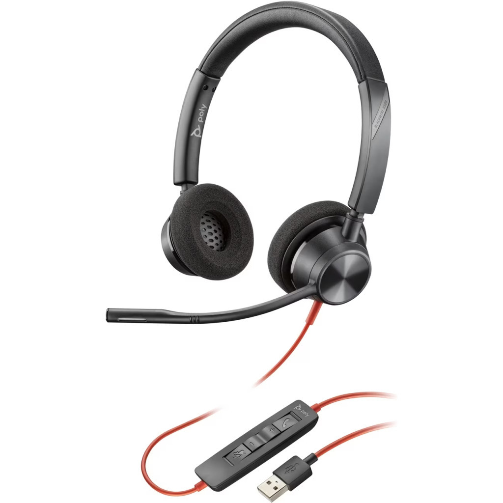 Навушники Poly BlackWire C3320-M USB-A HS Stereo (76J17AA) - зображення 1