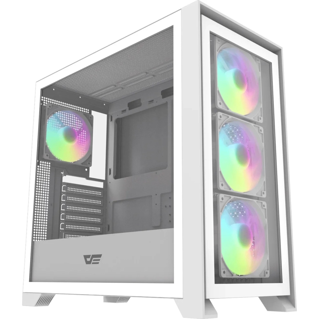 Корпус для ПК DARKFLASH DRX90 GLASS WHITE - зображення 1
