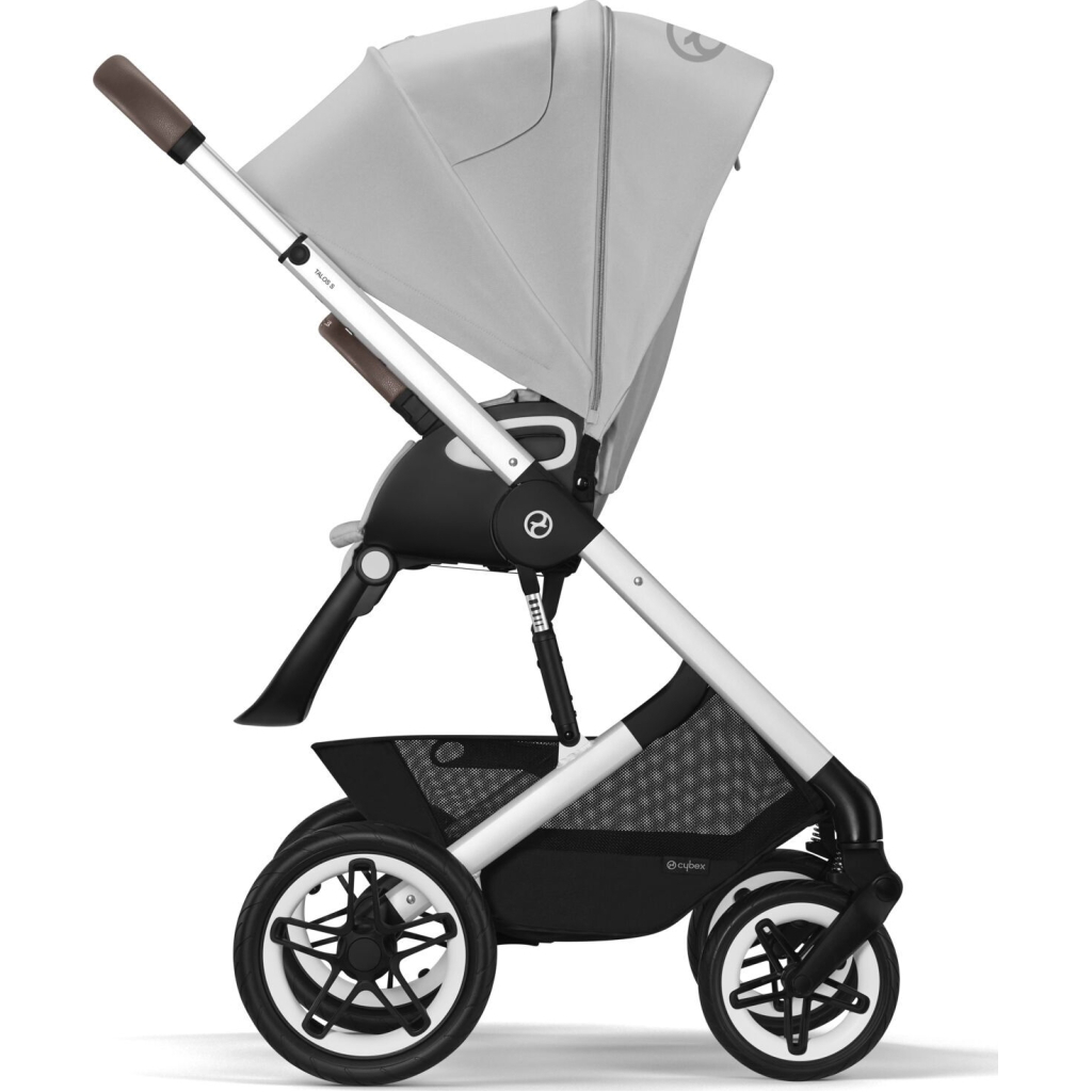 Коляска Cybex Talos S Lux SLV Lava Grey (з бампером) (522002589) - зображення 4
