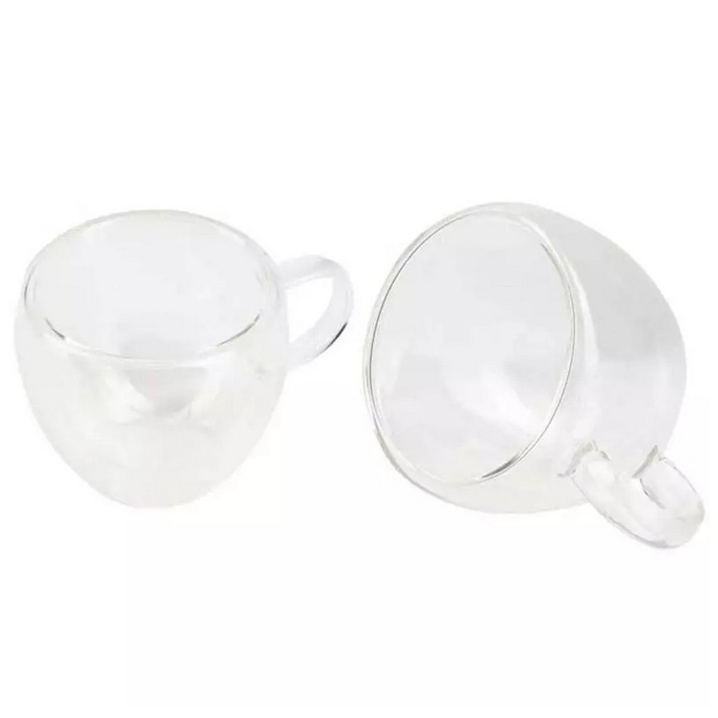 Набір чашок Bergner Coffee & Tea lovers 100 мл 2 шт (BG-20114-MM) - зображення 1