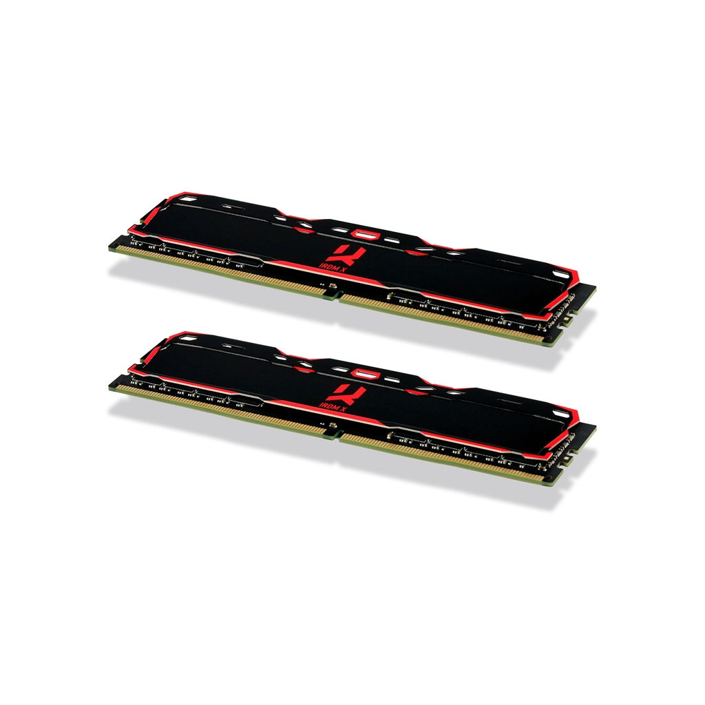 Модуль пам'яті для комп'ютера DDR4 32GB (2x16GB) 3200 MHz IRDM Black Goodram (IR-X3200D464L16A/32GDC) - зображення 2