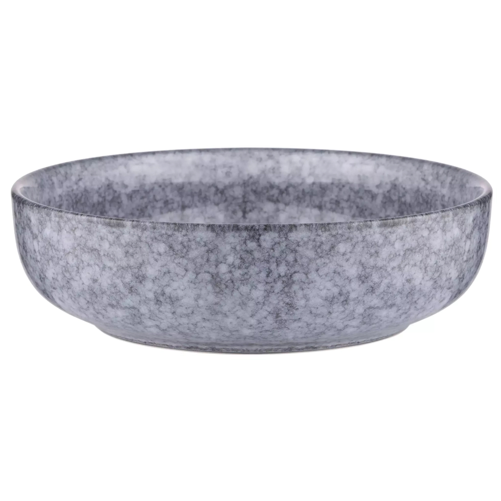 Тарілка Ardesto Loreto, 1150мл, 20см, порцеляна, сірий (AR1020LG) - зображення 2