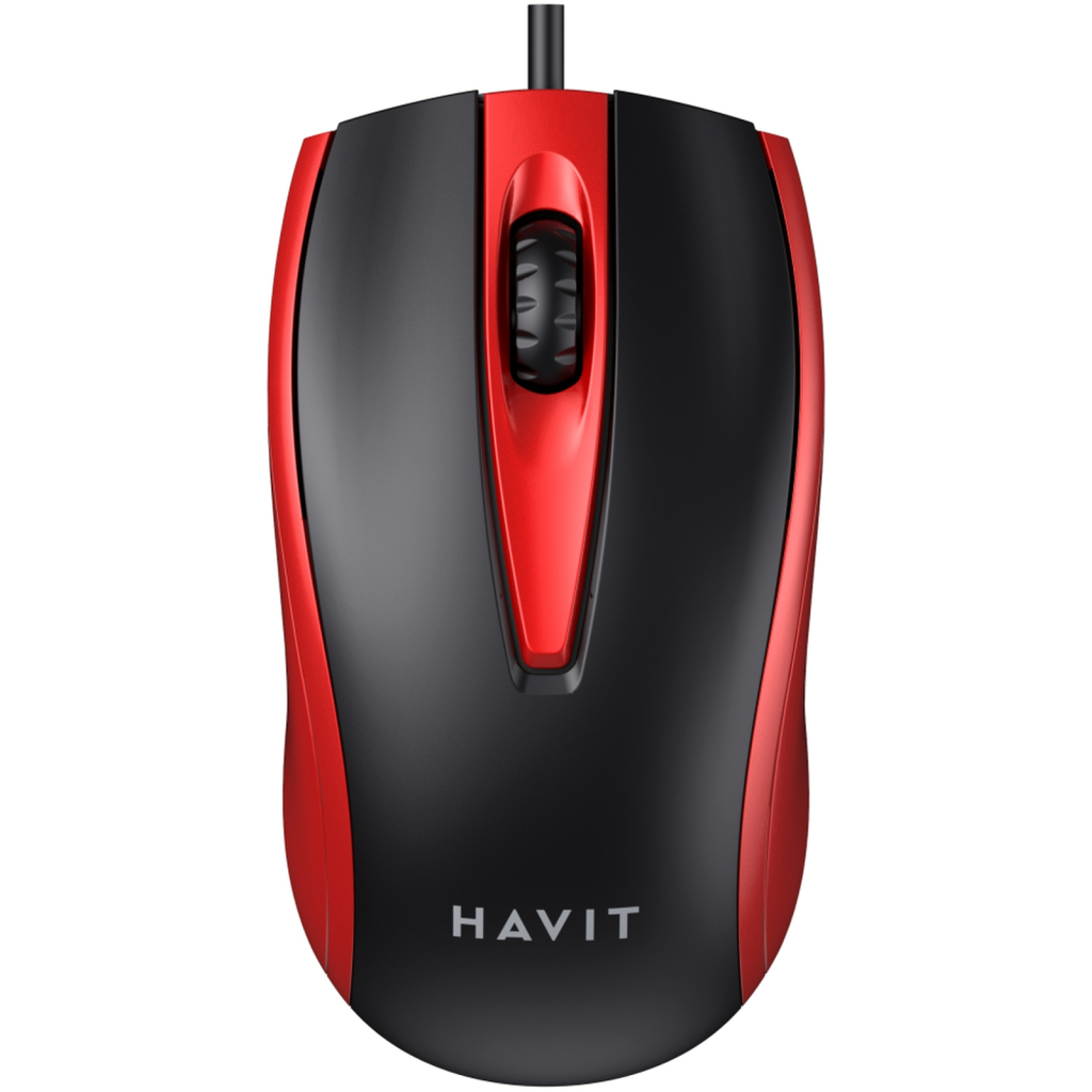 Мишка Havit HV-MS871 USB Red (6939119020293) - зображення 1