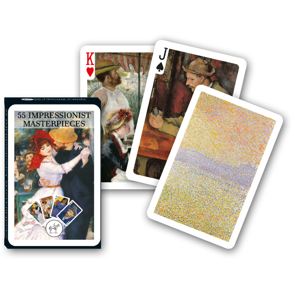 Гральні карти Piatnik Шедеври імпресіоністів, 1 колода х 55 карт (PT-112218) - зображення 1