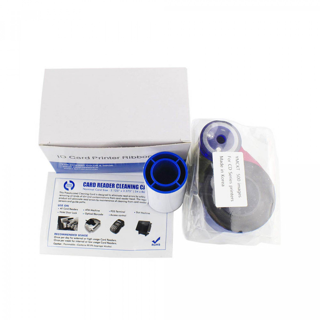Ріббон Datacard 535000-003 для CD800, YMCKT на 500 відбитків (13-040) - зображення 1