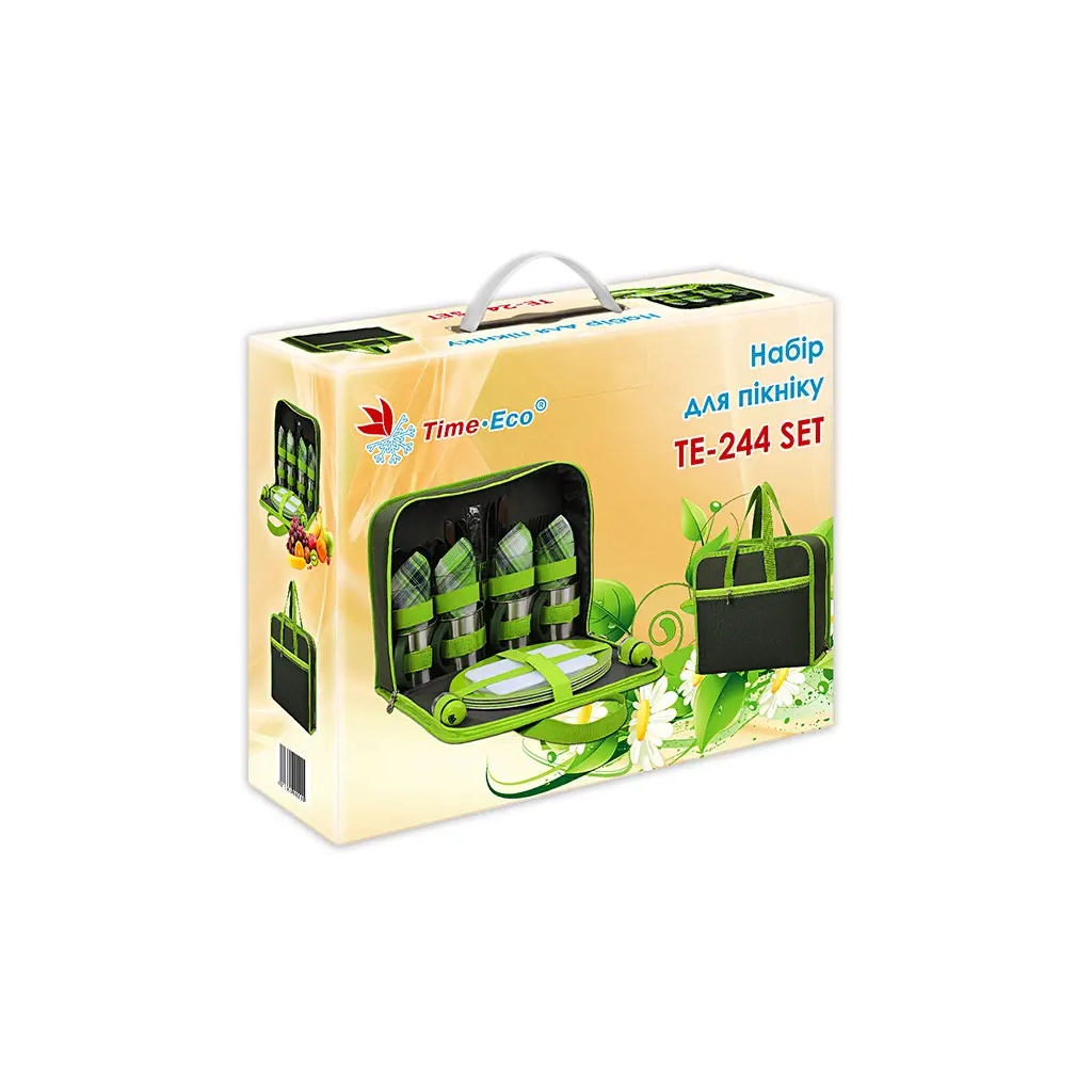 Набір для пікніка Time Eco TE-244 Set 4 Green (6216028114207_1) - зображення 6
