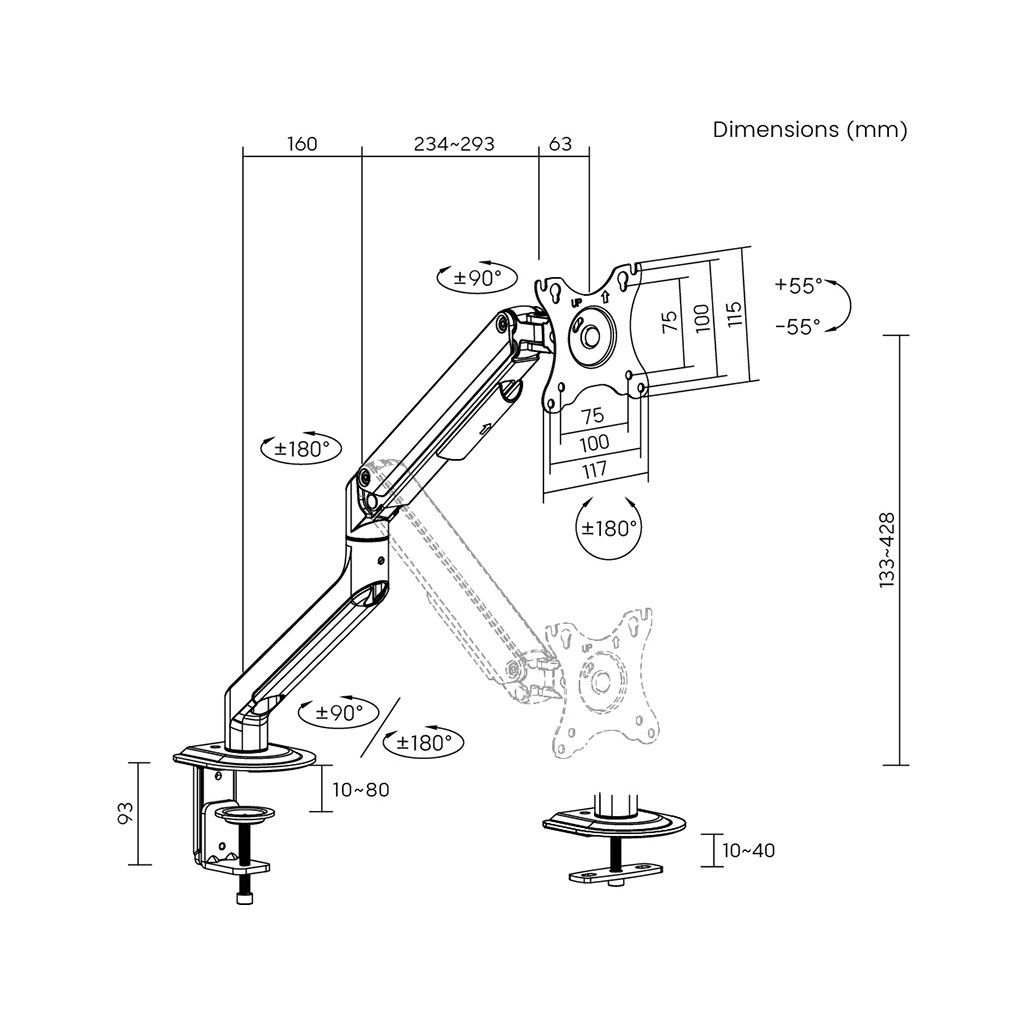 Кронштейн HiSmart HS082444 - зображення 2