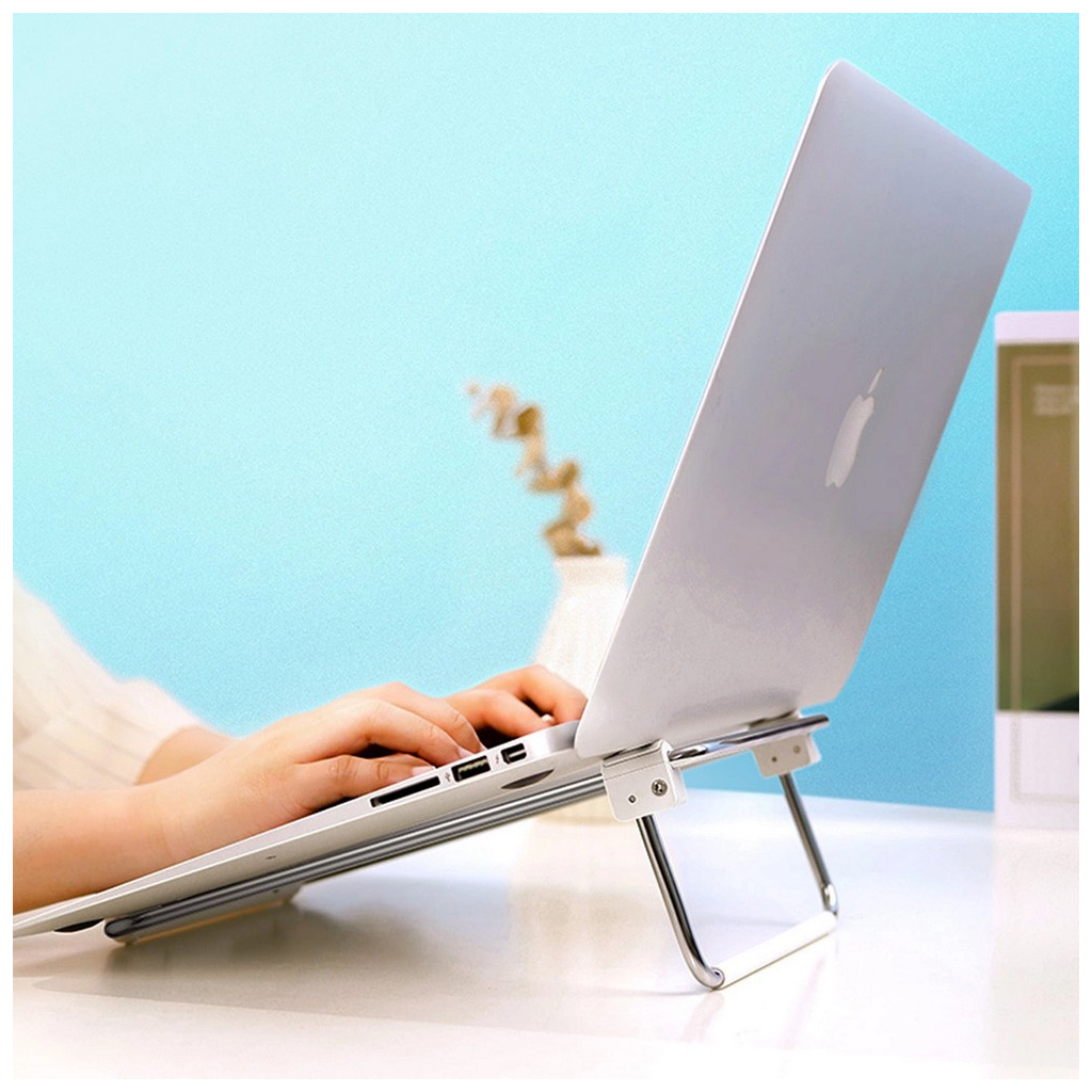 Підставка до ноутбука Ugreen LP230 Foldable Desktop Laptop Stand Silver (80348) - зображення 6