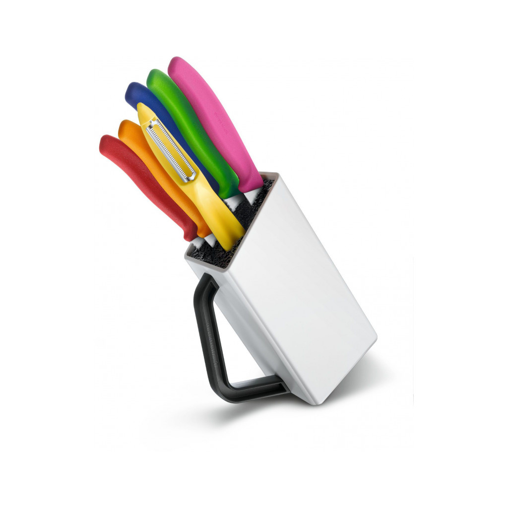 Набір ножів Victorinox SwissClassic Utility Block 6 шт Color (6.7127.6L14) - зображення 2