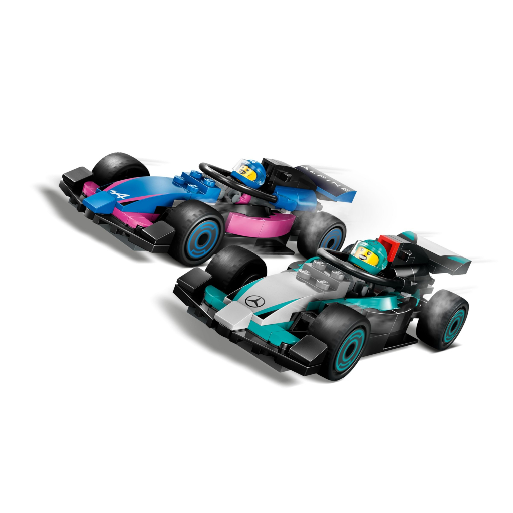 Конструктор LEGO City Гараж F1 та автомобілі Mercedes-AMG і Alpine (60444) - зображення 4