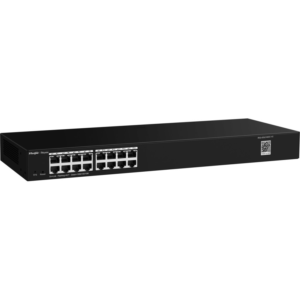 Комутатор мережевий Ruijie Networks RG-ES216GC-V2 - зображення 4