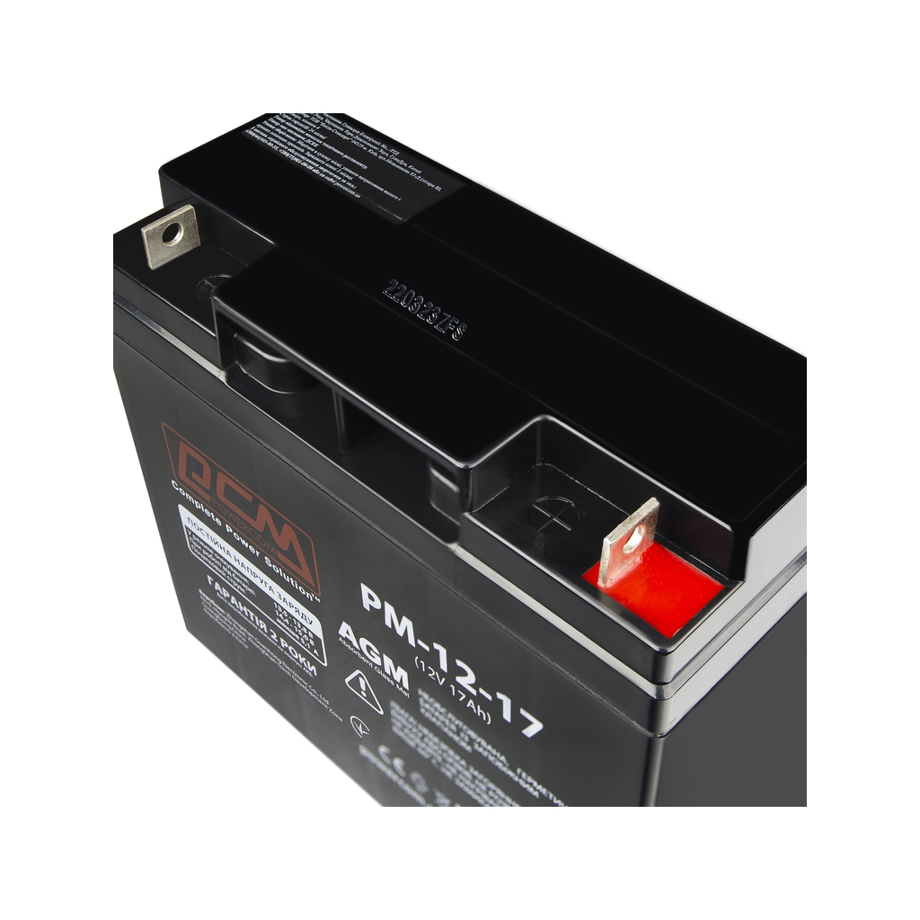 Батарея до ДБЖ Powercom 12В 17Ah (PM-12-17) - зображення 4
