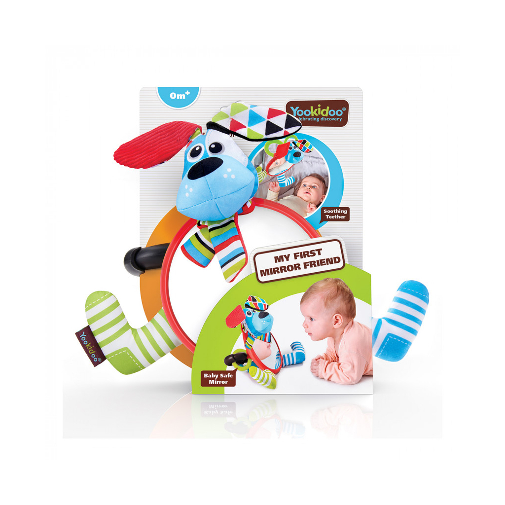 Іграшка на коляску Yookidoo Моє перше дзеркальце Собачка (90567) - зображення 2