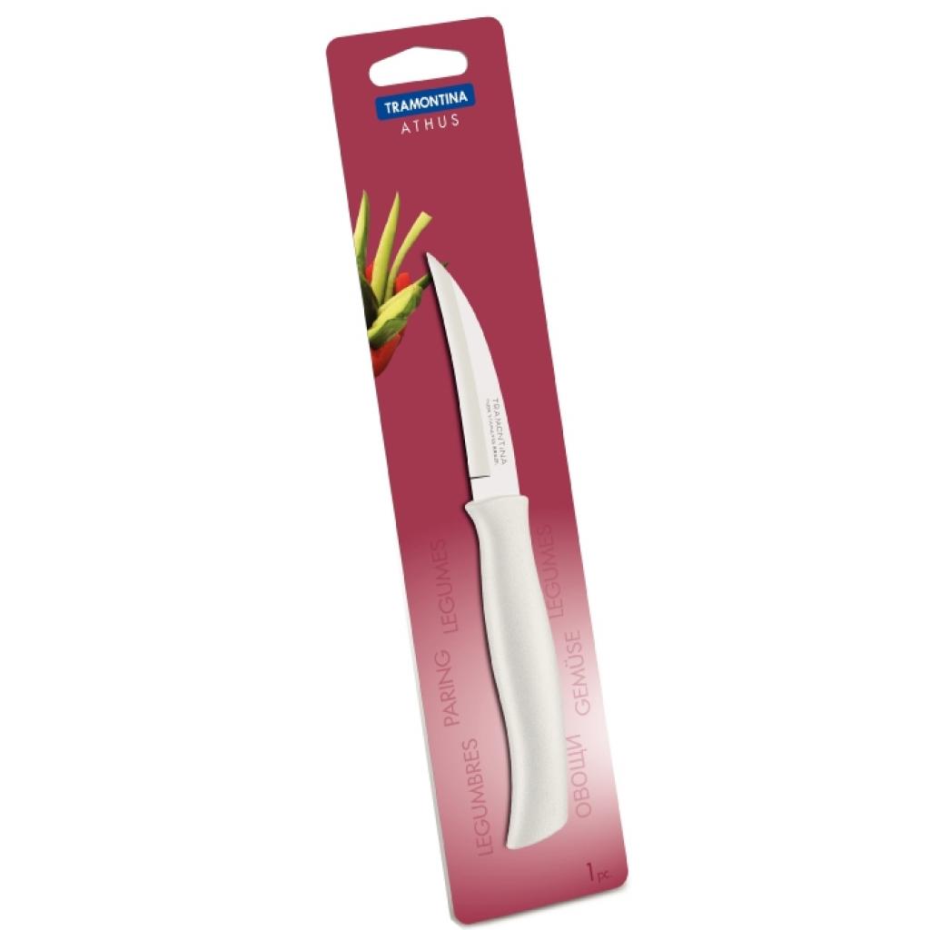 Кухонний ніж Tramontina Athus для чищення овочів 76 мм White (23079/183) - зображення 2