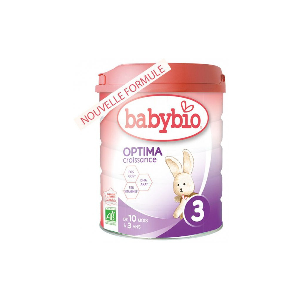 Дитяча суміш BabyBio 3 Optima молочна від 10 місяців до 3 років 800 г (3288131580333) - зображення 1