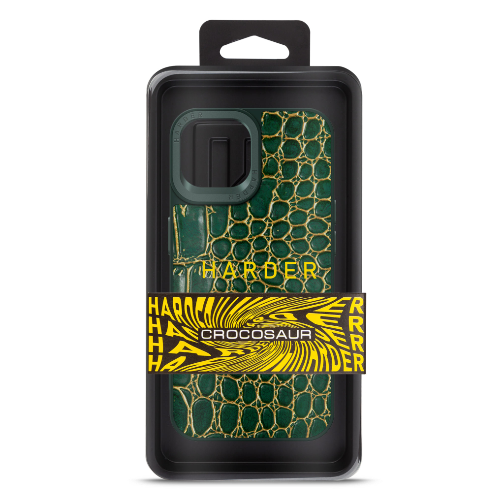 Чохол до мобільного телефона Harder Crocosaur Apple iPhone 14 Green (ARM76714) - зображення 3