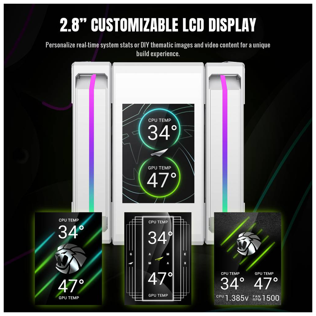 Кулер до процесора Gamemax SIGMA 620 WH - зображення 8