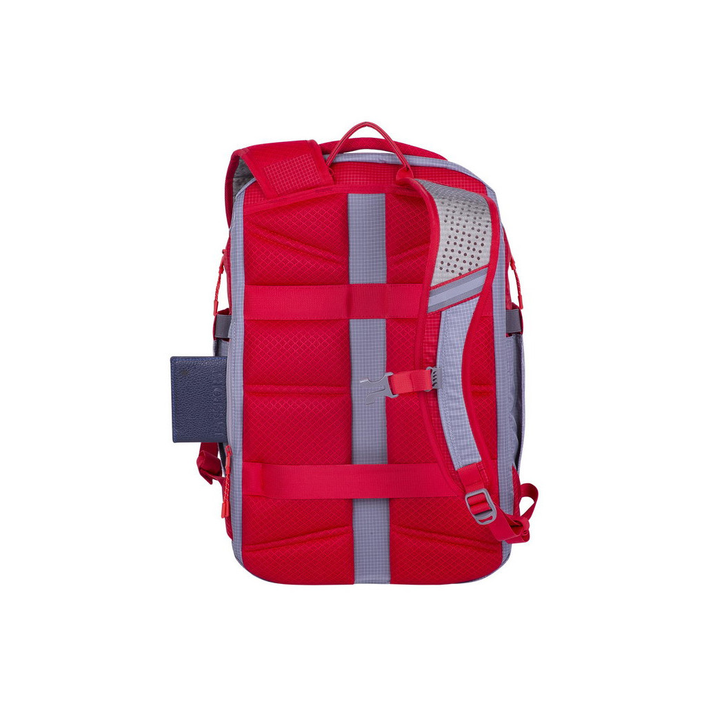 Рюкзак для ноутбука RivaCase 15.6" 5225 Grey/red - зображення 3