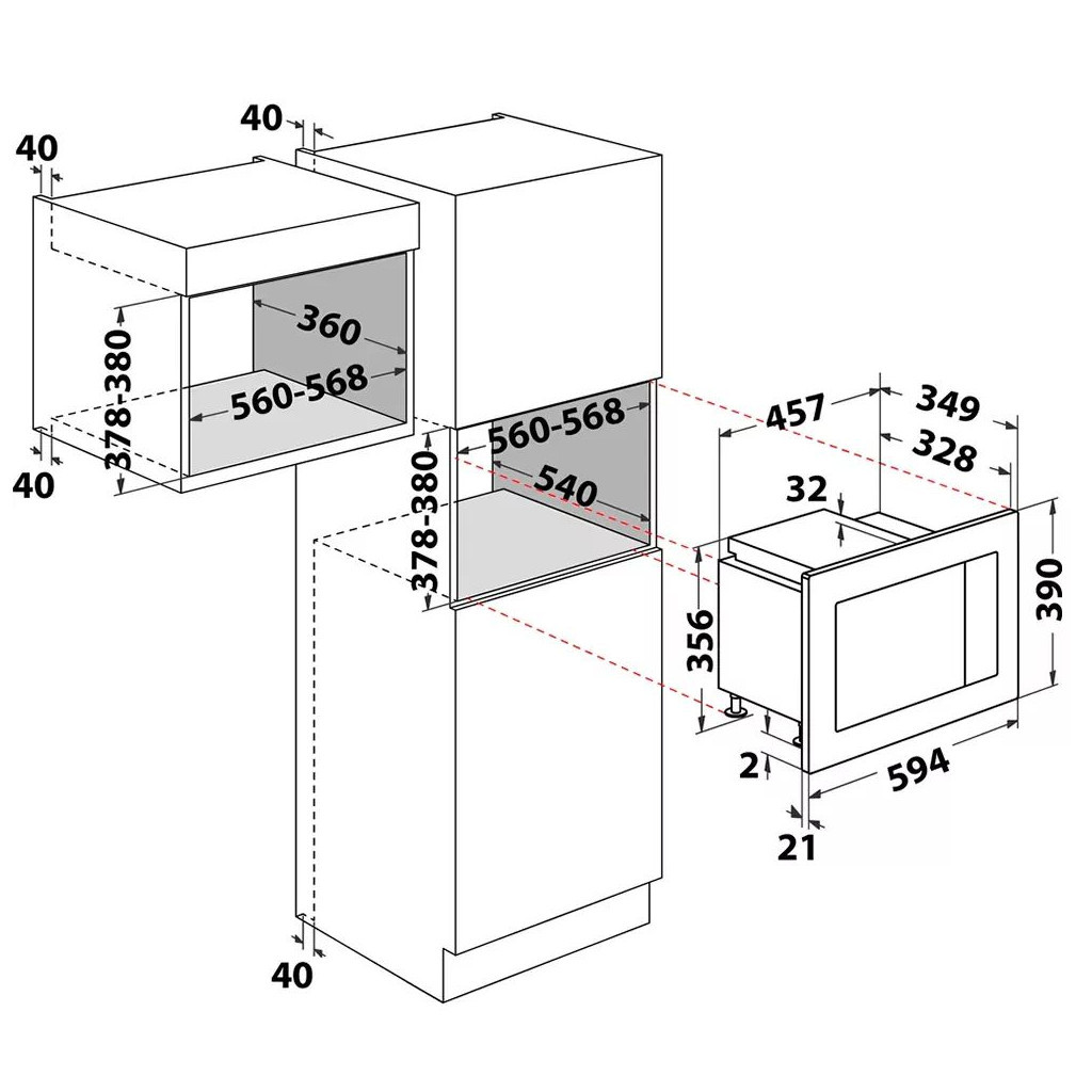 Мікрохвильова піч Whirlpool WMF200G - зображення 8