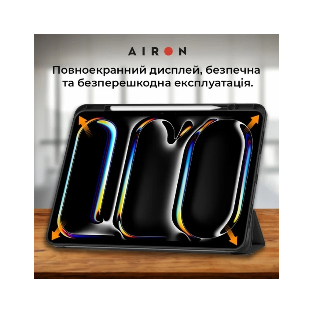 Чохол до планшета AirOn Premium SOFT iPad Pro 11 2024 + Film Black (4822352781128) - зображення 7