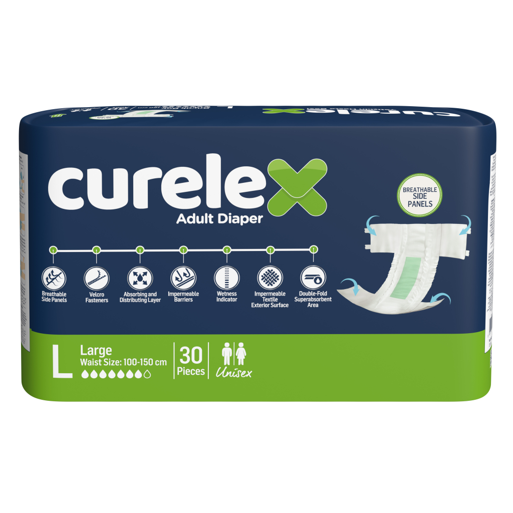 Підгузки для дорослих Curelex Large 30 шт (8697405346806) - изображение 1