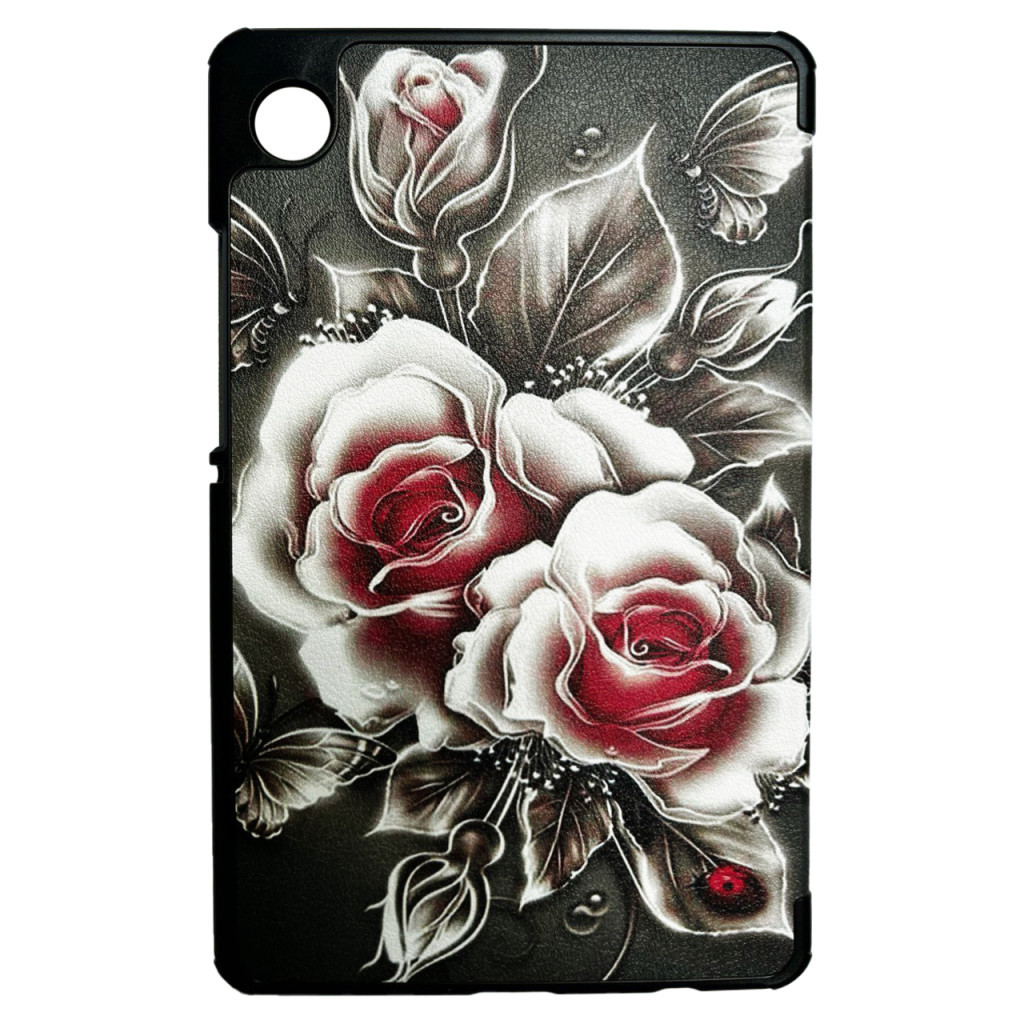 Чохол до планшета BeCover Smart Case Samsung Tab A9 SM-X115 8.7" Black Rose (711266) - зображення 2