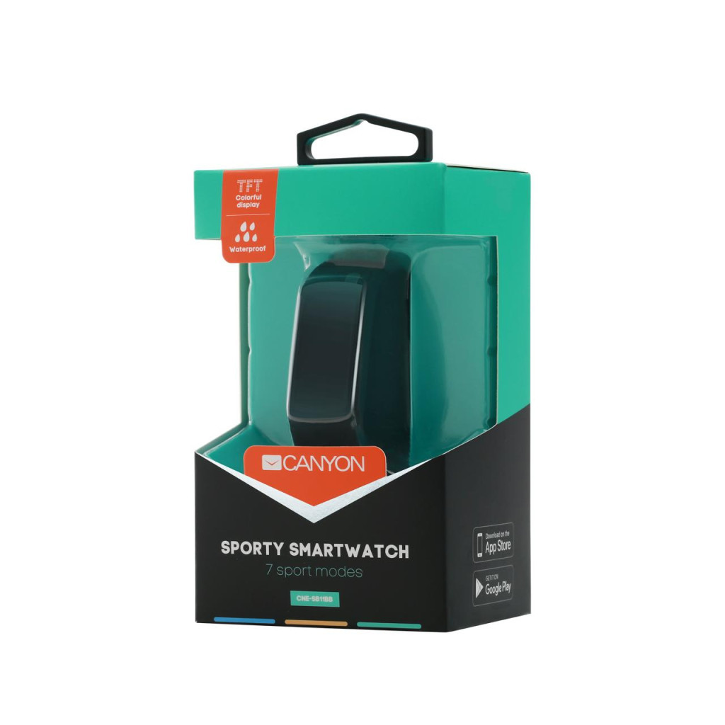 Фітнес браслет Canyon CNE-SB11BB Black - зображення 4