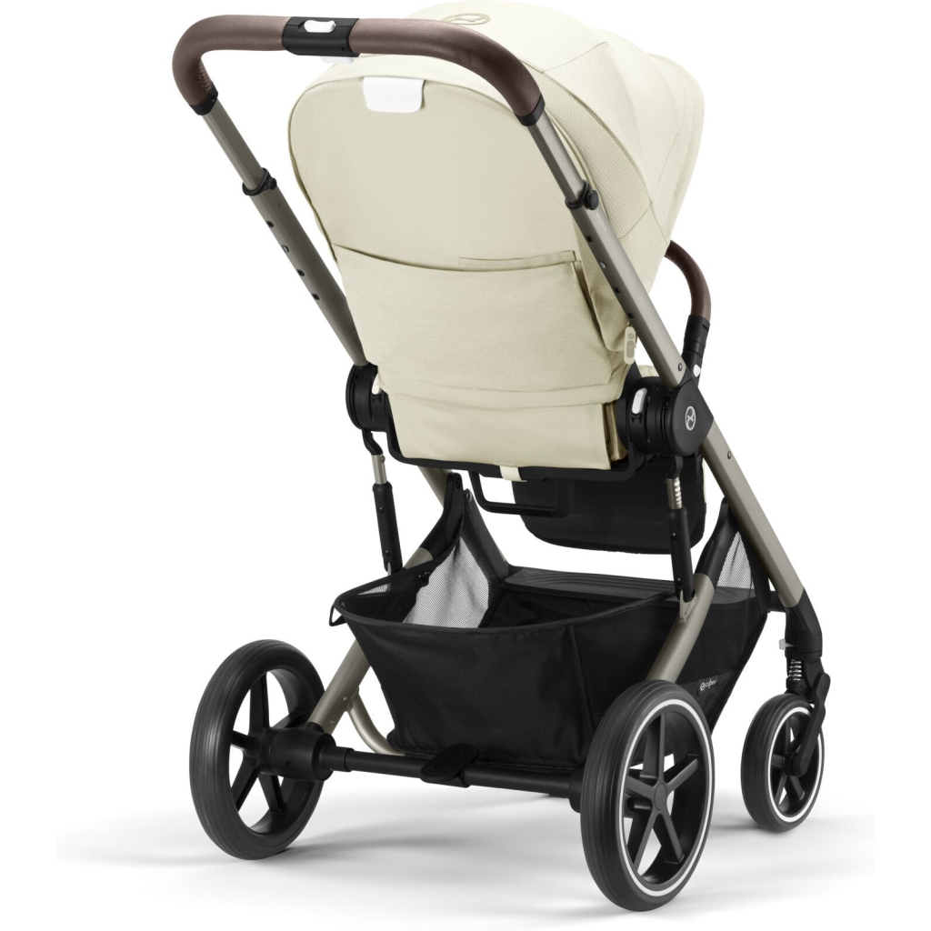 Коляска Cybex Balios S Lux TPE Seashell Beige (з бампером) (522002565) - зображення 5