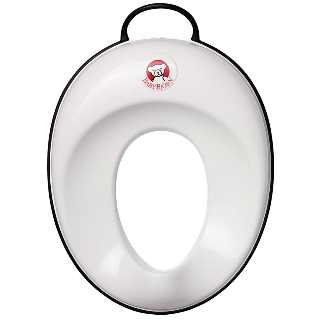 Накладка на унітаз Baby Bjorn Toilet Trainer біло-чорна (58028) - зображення 1