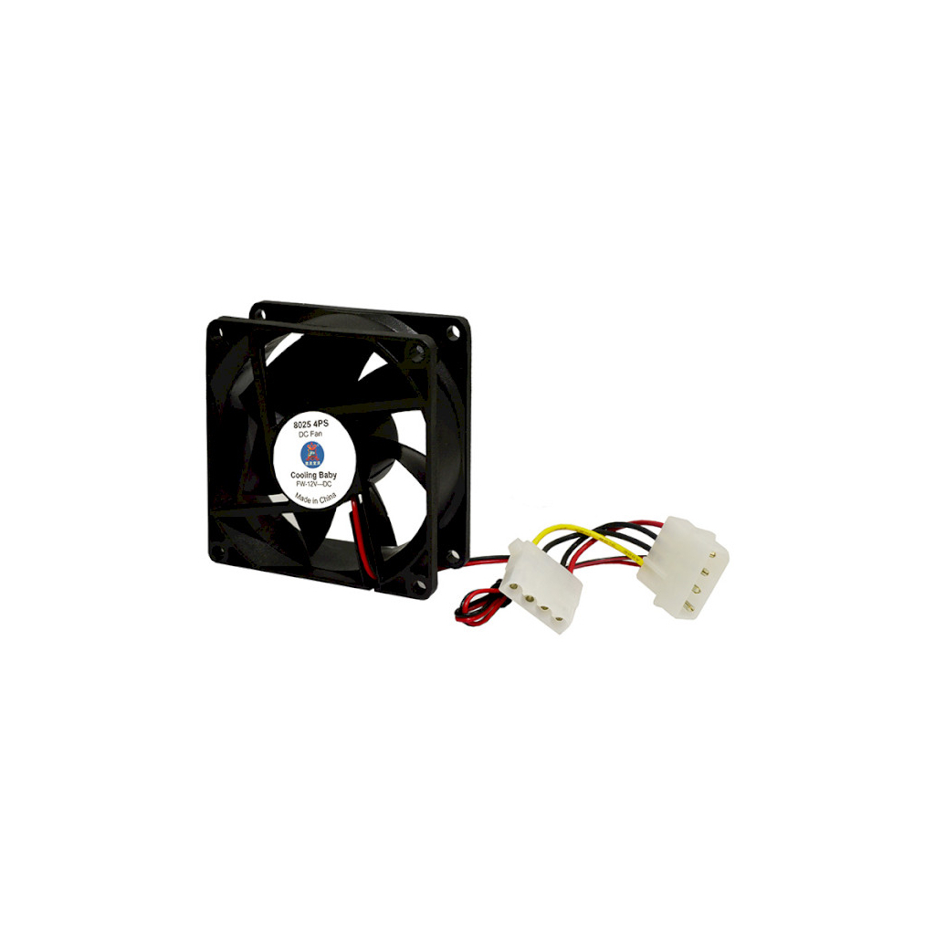 Кулер до корпусу Cooling Baby 8025 4PS - зображення 3