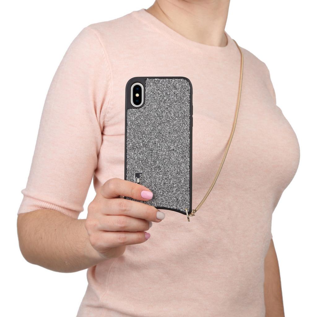 Чохол до мобільного телефона BeCover Glitter Apple iPhone X/Xs Silver (703644) - зображення 3