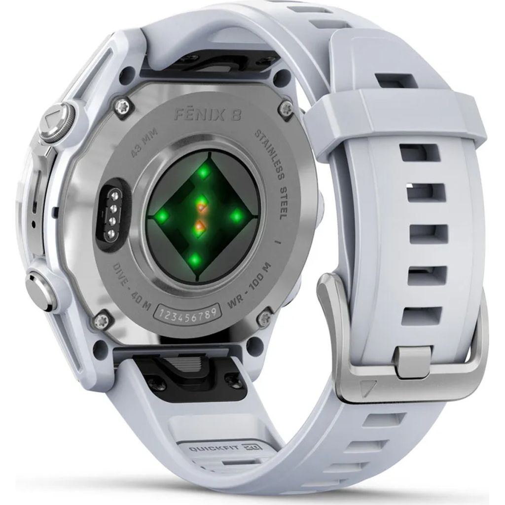 Смарт-годинник Garmin fenix 8 43mm, AMOLED, Glass, BareSS/Whitestone, WhitestoneBn (010-02903-00) - зображення 6
